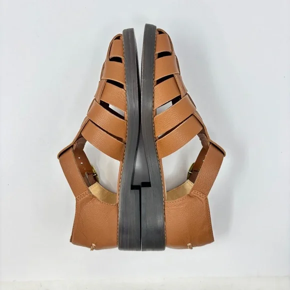 EVERLANE Brazilian Leather Fisherman Sandal in Adobe Brown - Picture 11 of 11